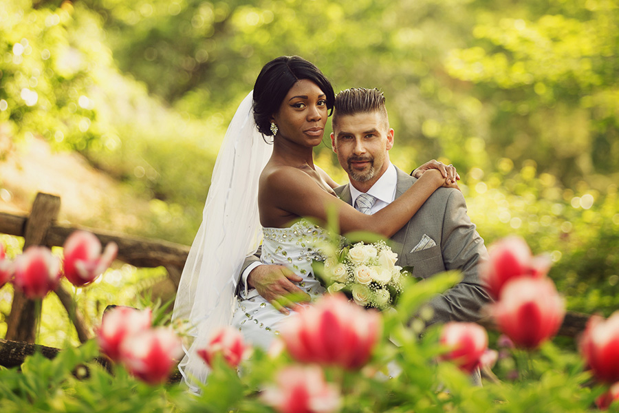 Wedding portrait shoot at Central Park